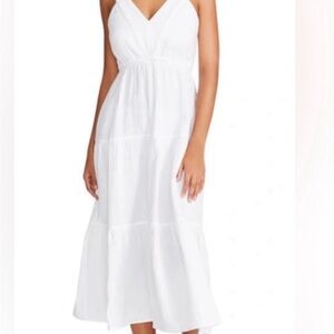 Steve Madden Elegant White Midi Dress